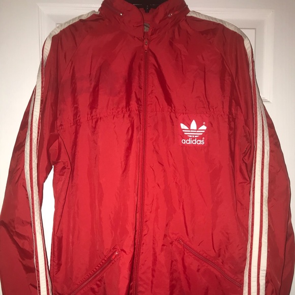 adidas vintage rain jacket